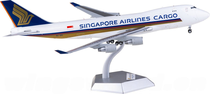 SQ Wings Singapore Airlines for Boeing 747-400F 9V-SFI Freighter 1:200 Airplane Pre-built  Airliner Model Display