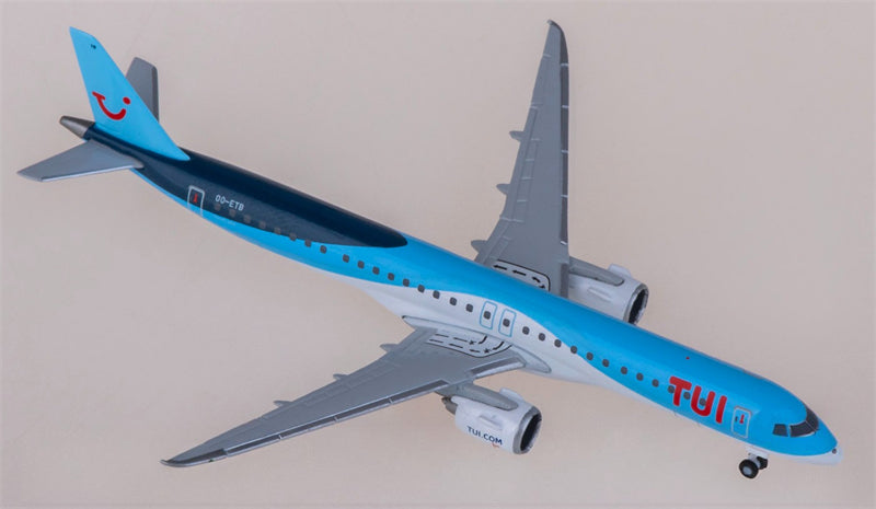 Herpa TUI Airways for Embraer ERJ-195-E2 OO-ETB 1:500 Airplane Pre-built  Airliner Model Display