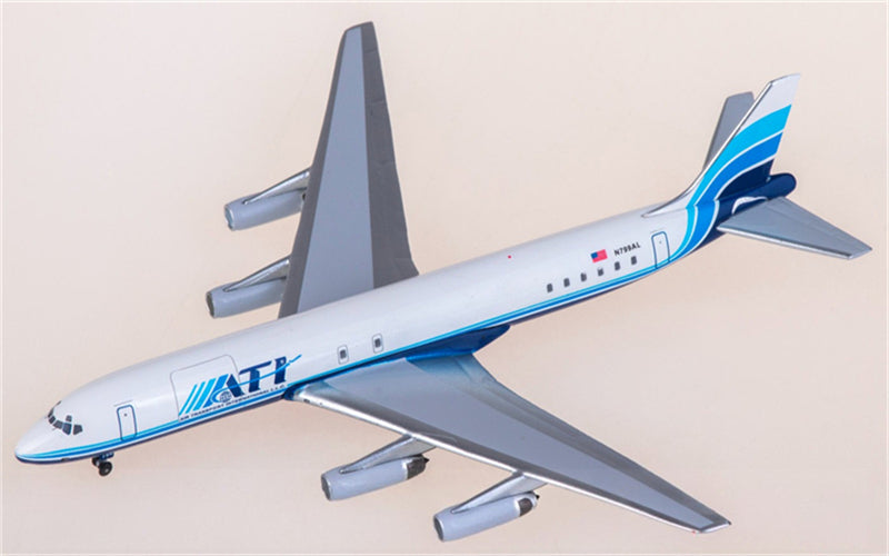 AeroClassics Air Transport International for Douglas DC-8-62C N799AL 1:400 Airplane Pre-built  Airliner Model Display