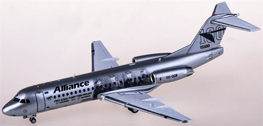 Geminijets Alliance Airlines for Fokker 70 VH-QQW 1:200 Airplane Pre-built  Airliner Model Display