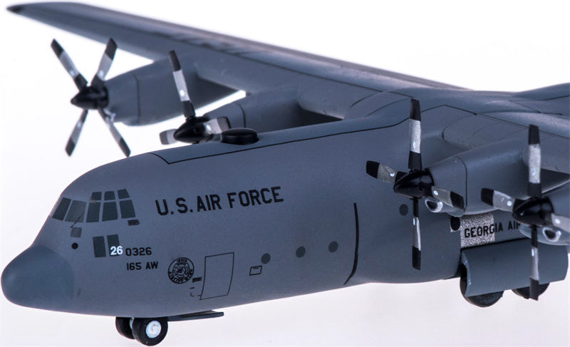 Hogan USAF for Lockheed C-130H for Hercules 00326 1:200 Airplane Pre-built  Airliner Model Display