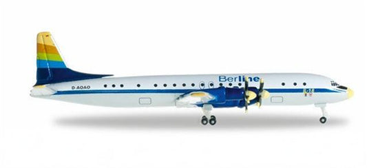 Herpa Berline IL-18 D-AOAO 1:500  Aircraft Pre-built  Airliner Model Display