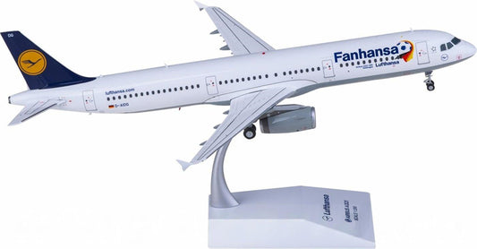 JC Wings Lufthansa for Airbus A321 D-AIDG 1:200 Airplane Pre-built Airliner Model Display
