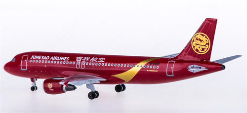 AeroClassics Juneyao Airlines for Airbus A320 B-6298 1:400 Airplane Pre-built  Airliner Model Display