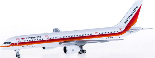 NG Models Air Europe for Boeing 757-200 G-BKRM 1:400 Airplane Pre-built Airliner Model Display