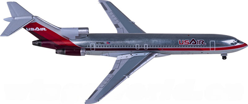AeroClassics US Air for Boeing 727-200 N779AL 1:400 Airplane Pre-built  Airliner Model Display