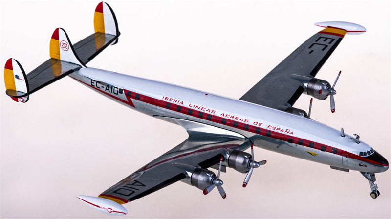 Herpa Iberia for Lockheed L-1049G EC-AIO 1:200 Airplane Pre-built  Airliner Model Display