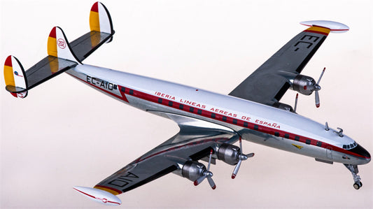 Herpa Iberia for Lockheed L-1049G EC-AIO 1:200 Airplane Pre-built  Airliner Model Display