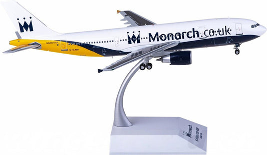 JC Wings Monarch Airlines for Airbus A300-600R G-OJMR 1:200 Airplane Pre-built Airliner Model Display