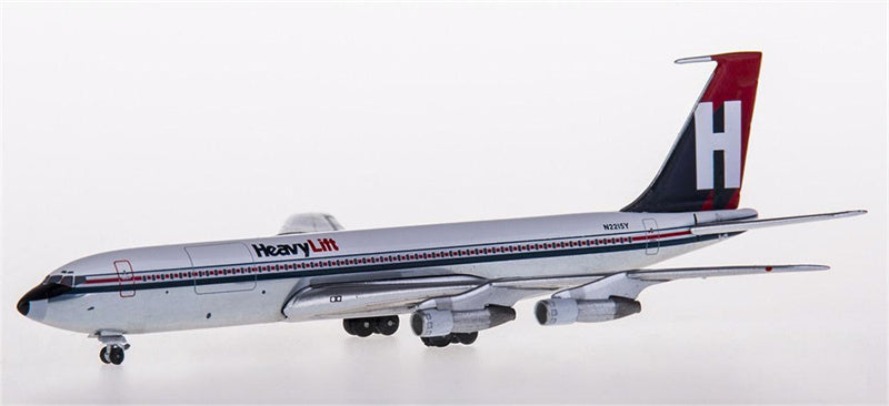 AeroClassics Heavylift for Boeing 707-300F N2215Y 1:400 Airplane Pre-built  Airliner Model Display