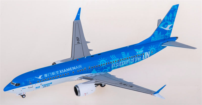 NG Models XiamenAir for Boeing 737 MAX 8 B-20CP 1:200 Airplane Pre-built Airliner Model Display