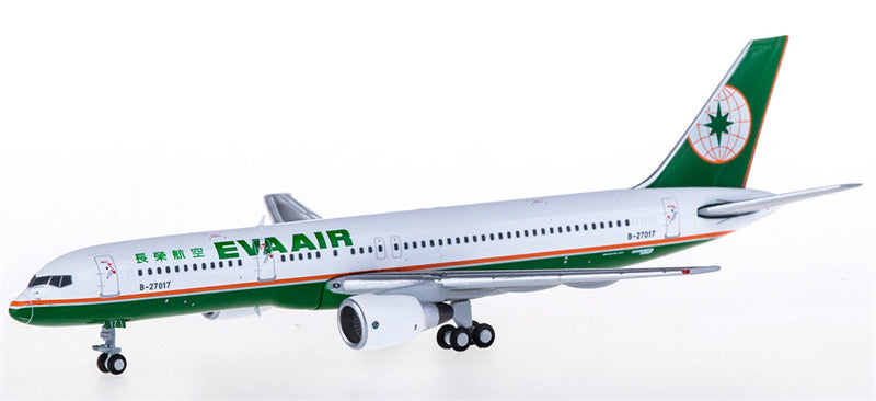 JC Wings EVA Air for Boeing 757-200 B-27017 1:400 Airplane Pre-built  Airliner Model Display