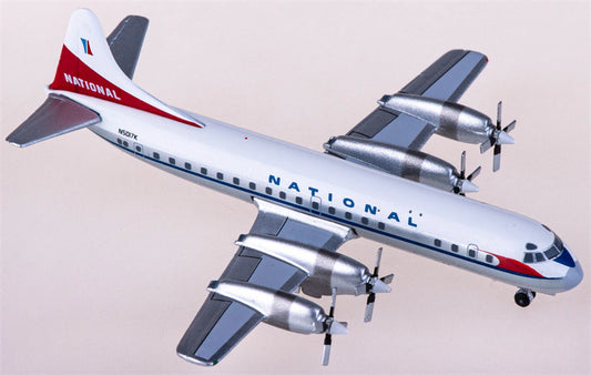 AeroClassics National Airlines for Lockheed L-188 for Electra N5017K 1:400 Airplane Pre-built  Airliner Model Display