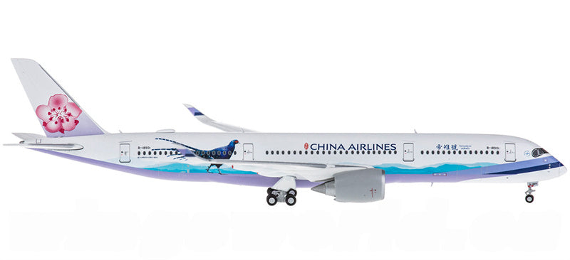 JC Wings China Airlines for Airbus A350-900 B-18901 1:400 Airplane Pre-built  Airliner Model Display