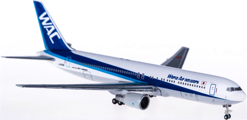 Hogan World Air network for Boeing 767-300ER JA8286 1:500 Airplane Pre-built Airliner Model Display