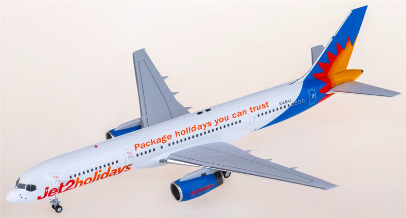 NG Models Jet2 for Boeing 757-200 G-LSAJ 1:200 Airplane Pre-built  Airliner Model Display