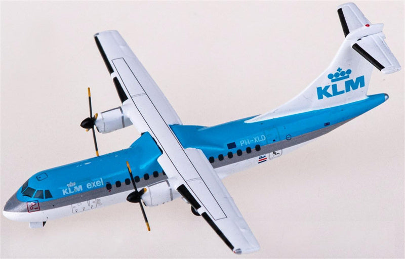 JC Wings KLM for ATR-42-300 PH-XLD 1:400 Airplane Pre-built  Airliner Model Display