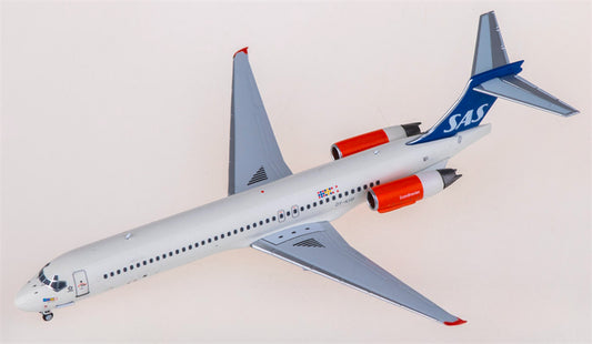 NG Models SAS for McDonnell Douglas MD-87 OY-KHF 1:400 Airplane Pre-built Airliner Model Display