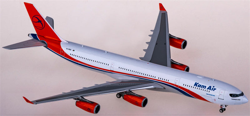 Phoenix Kam Air for Airbus A340-300 YA-KMU 1:400 Airplane Pre-built  Airliner Model Display