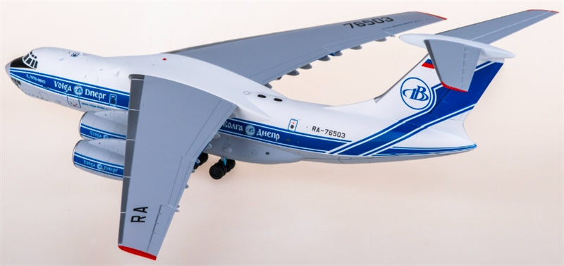 SQ Wings Volga-Dnepr Airlines for IIyushin Il-76TD-90VD RA76503 1:200 Aircraft Pre-built  Airliner Model Display