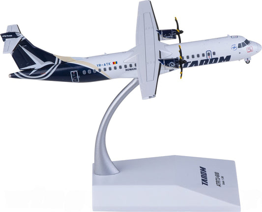 JC Wings Tarom for ATR-72-600 YR-ATK 1:200 Airplane Pre-built Airliner Model Display