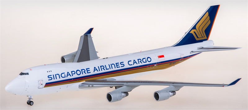 SQ Wings Singapore Airlines for Boeing 747-400F 9V-SFI Freighter 1:200 Airplane Pre-built  Airliner Model Display