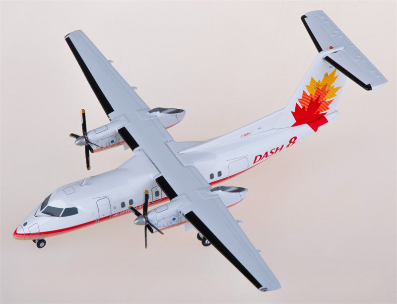 JC Wings De Havilland Canada for Dash 8-Q100 C-GGPJ 1:200 Airplane Pre-built  Airliner Model Display