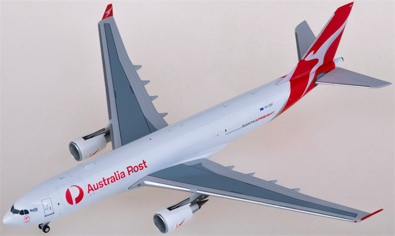NG Models Qantas for Australia Post for Airbus A330-200P2F VH-EBF 1:400 Airplane Pre-built  Airliner Model Display
