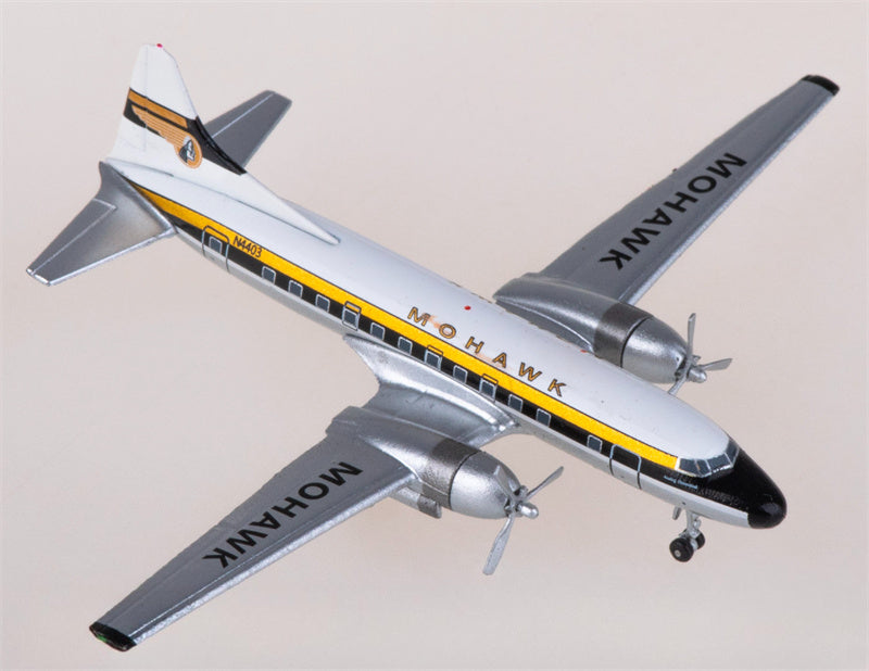 AeroClassics Mohawk Airlines for Convair CV-440 N4403 1:400 Airplane Pre-built  Airliner Model Display