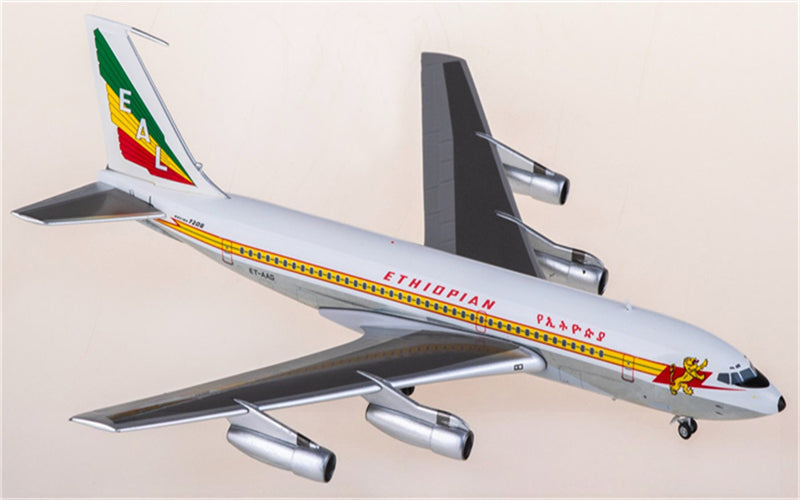 AeroClassics Ethiopian Airlines for Boeing 720B ET-AAG 1:200 Airplane Pre-built  Airliner Model Display