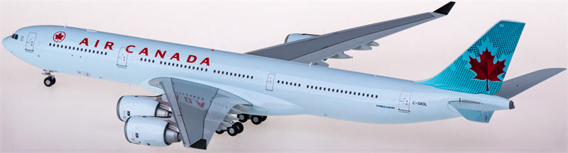 JC Wings Air Canada for Airbus A340-500 C-GKOL 1:200 Airplane Pre-built  Airliner Model Display