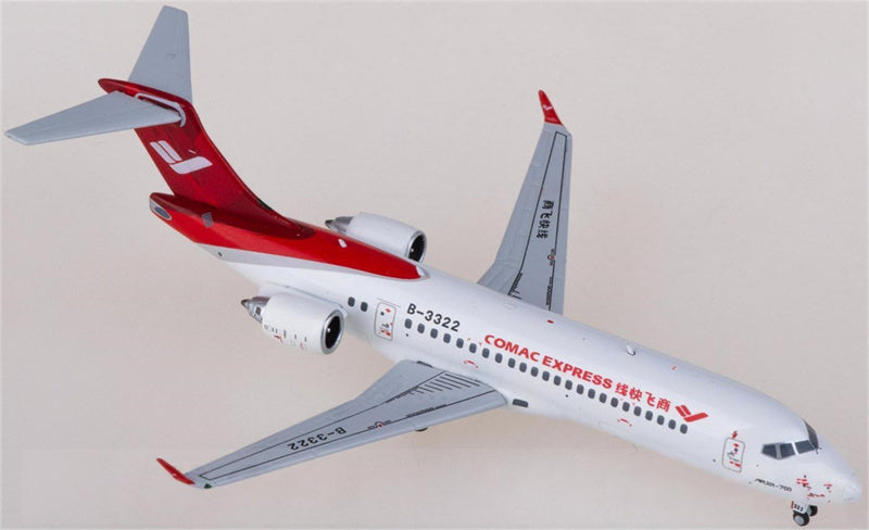 NG Models COMAC Express for Comac ARJ21-700 B-3322 1:400 Airplane Pre-built  Airliner Model Display