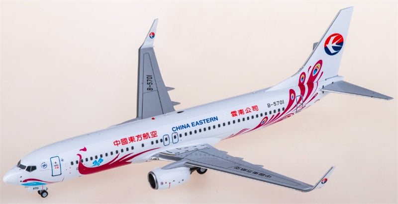 NG Models China Eastern Airlines for Boeing 737-800 B-5701 1:200 Aircraft Pre-built  Airliner Model Display
