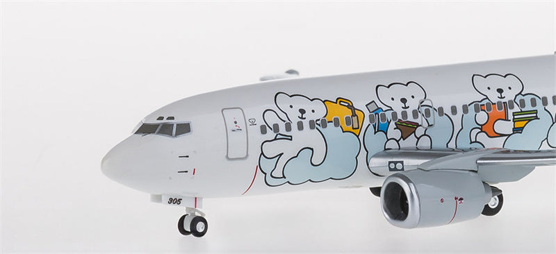 Hogan Air Do for Boeing 737-500 JA305K for Bear Do 1:200 Airplane Pre-built  Airliner Model Display