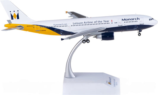 JC Wings Monarch Airlines for Airbus A300-600R G-MONS 1:200 Airplane Pre-built Airliner Model Display