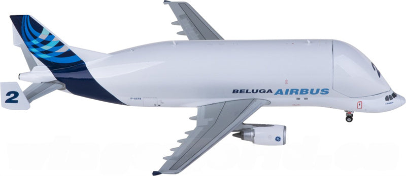 JC Wings Airbus A300-600ST for Beluga 2 F-GSTB 1:400 Airplane Pre-built  Airliner Model Display