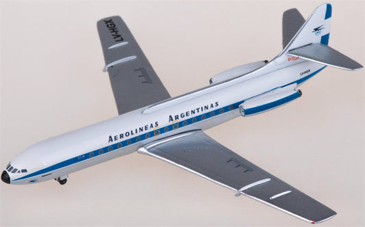 AeroClassics Aerolineas Argentinas for Sud Aviation SE 210 LV-HGX 1:400 Airplane Pre-built  Airliner Model Display