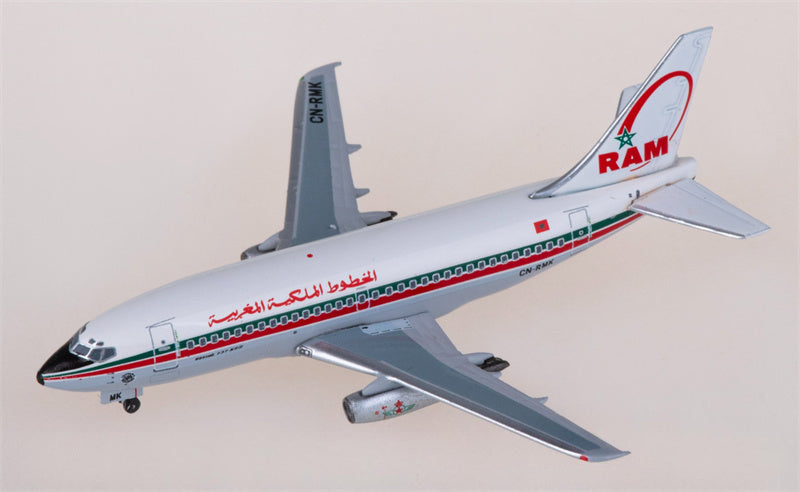 AeroClassics Royal Air Maroc for Boeing 737-200 CN-RMK 1:400 Airplane Pre-built  Airliner Model Display