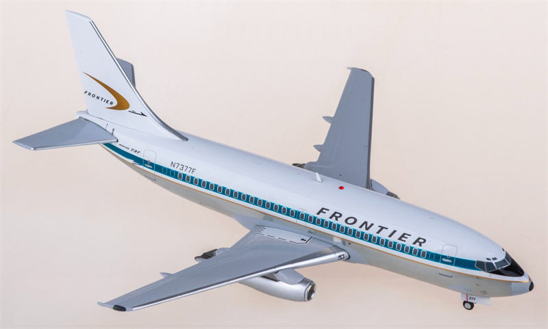 JC Wings Frontier Airlines for Boeing 737-200 N7377F 1:200 Airplane Pre-built  Airliner Model Display