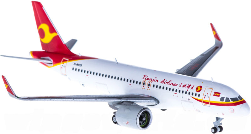 JC Wings Tianjin Airlines for Airbus A320neo B-8953 1:400 Airplane Pre-built  Airliner Model Display