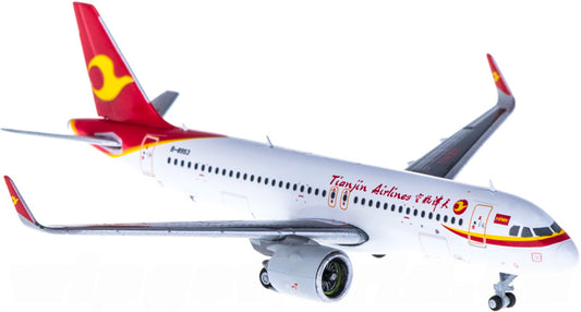 JC Wings Tianjin Airlines for Airbus A320neo B-8953 1:400 Airplane Pre-built  Airliner Model Display