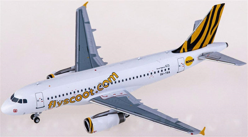 NG Models Scoot for Airbus A319 9V-TRA 1:400 Airplane Pre-built  Airliner Model Display