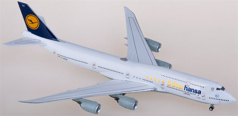 NG Models Lufthansa for Boeing 747-8 D-ABYM 1:400 Airplane Pre-built  Airliner Model Display