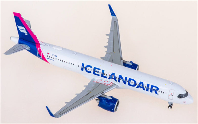 Geminijets Icelandair for Airbus A321neo TF-IAA 1:400 Airplane Pre-built Airliner Model Display