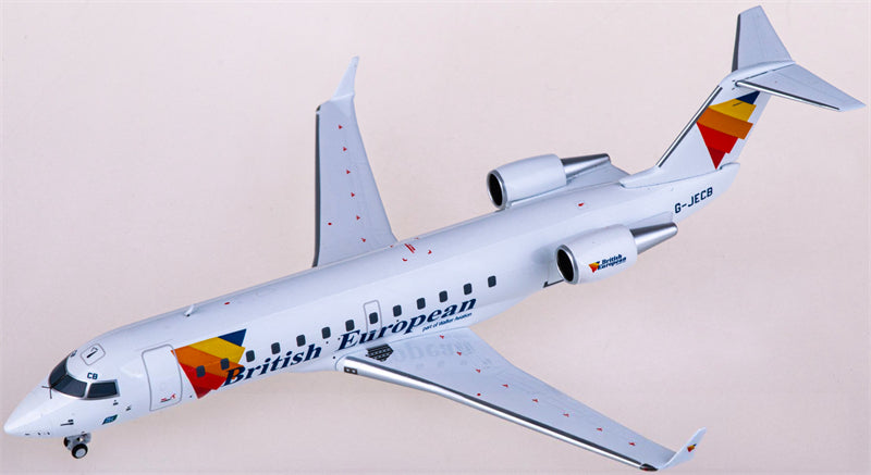 NG Models BEA for Bombardier CRJ200ER G-JECB 1:200 Airplane Pre-built Airliner Model Display