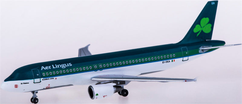 AeroClassics Aer Lingus for Airbus A320 EI-DEA 1:400 Airplane Pre-built  Airliner Model Display
