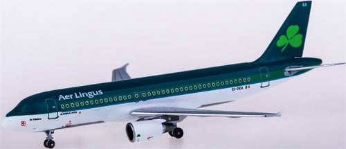 AeroClassics Aer Lingus for Airbus A320 EI-DEA 1:400 Airplane Pre-built  Airliner Model Display