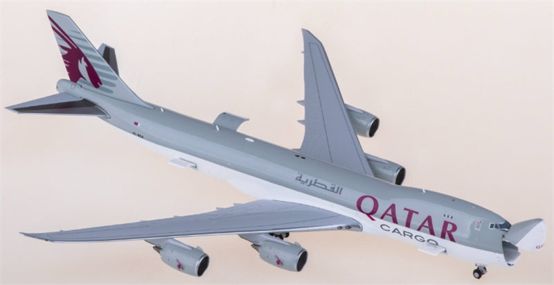 JC Wings Qatar Airways for Boeing 747-8F A7-BGA 1:400 Airplane Pre-built  Airliner Model Display