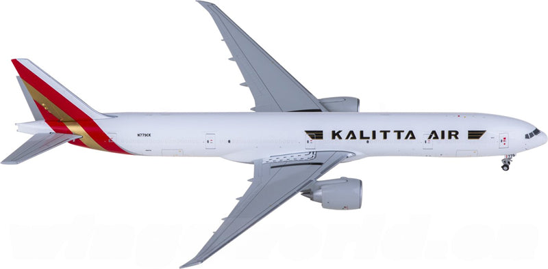 Geminijets Kalitta Air for Boeing 777-300ERF N779CK 1:400 Airplane Pre-built Airliner Model Display