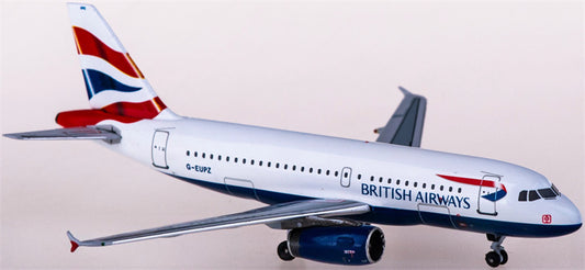AeroClassics British Airways for Airbus A319 G-EUPZ 1:400 Airplane Pre-built  Airliner Model Display